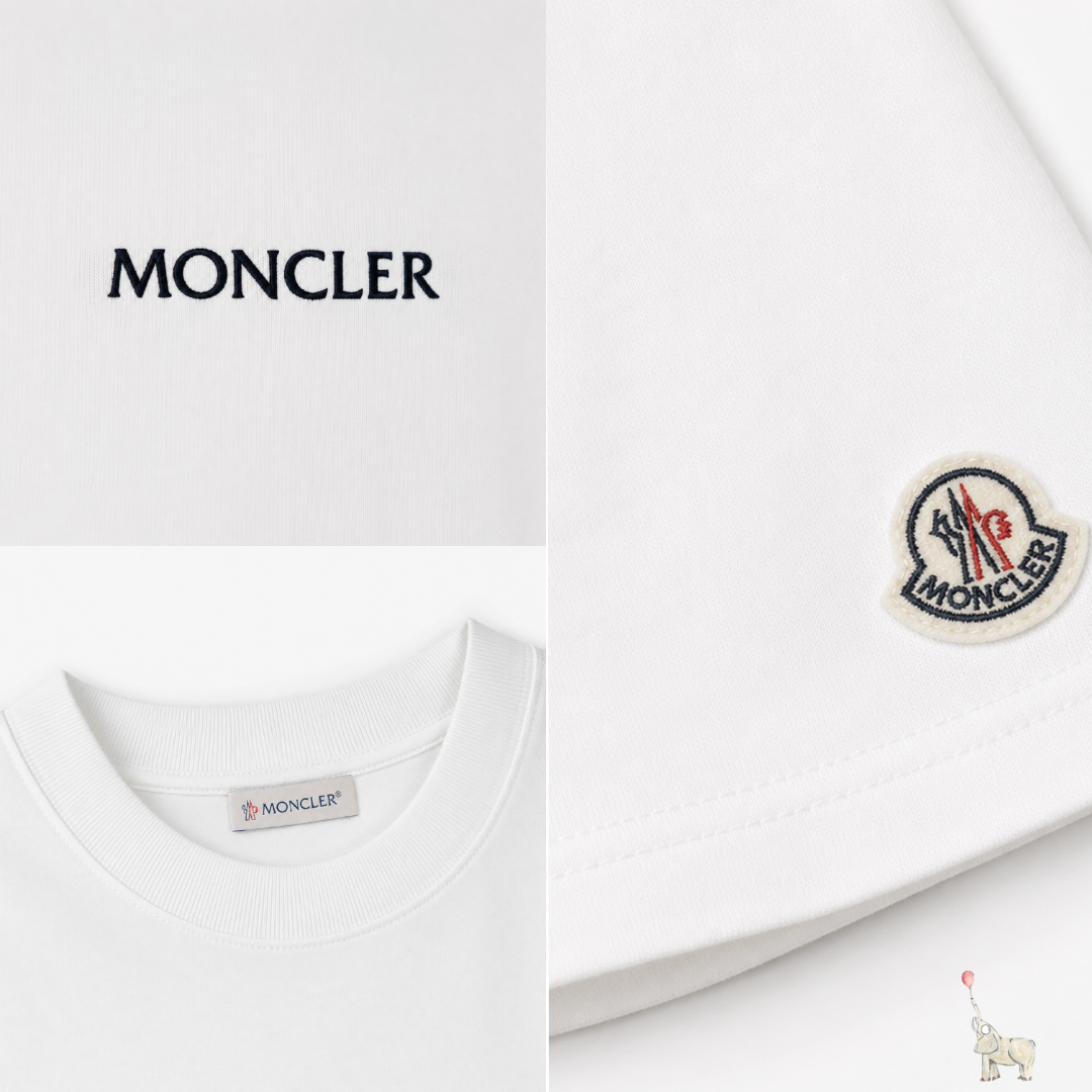 Moncler White T-Shirt L ( Non Registered)