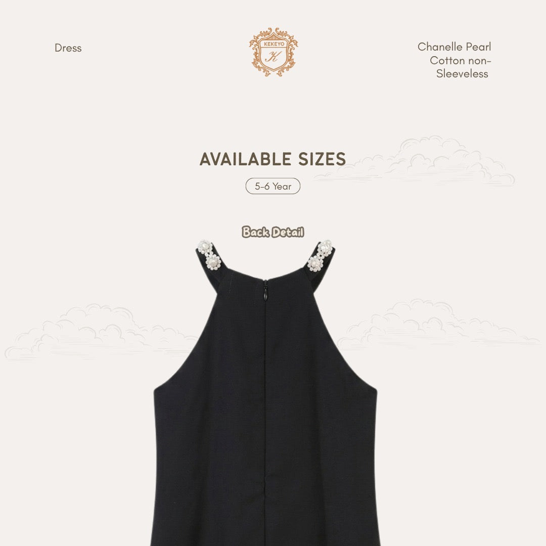 Kekeyo Chanelle Pearl Dress Cotton non-Sleeveless