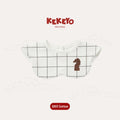 Kekeyo Baby Bibs - Black Grid Brown Chess Knight Motif