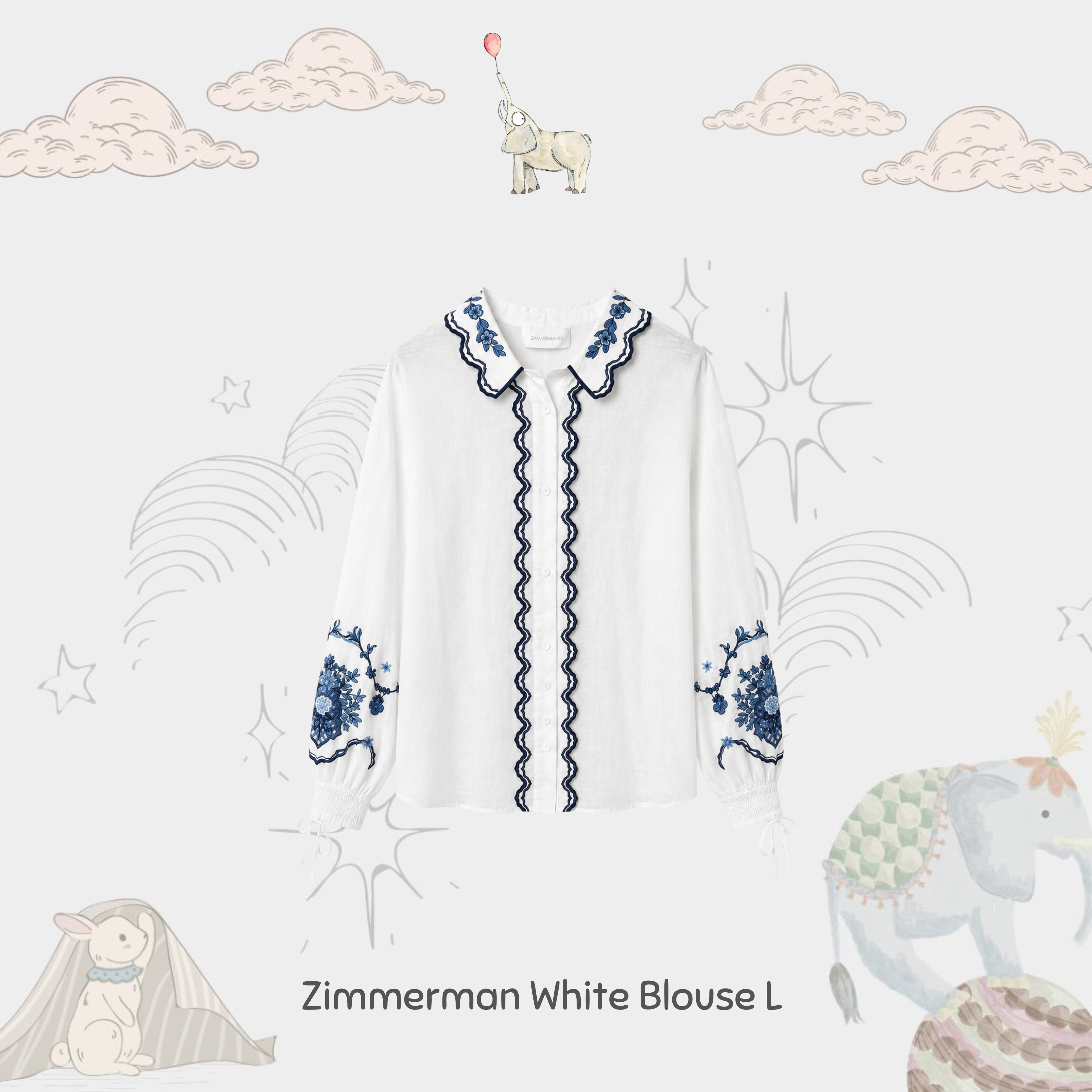 Zimmerman White Blouse L