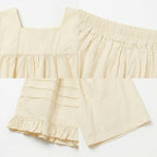 Kekeyo Set Top Pants Ivory | 1-2Y 5-6Y 7-8Y 11-12Y