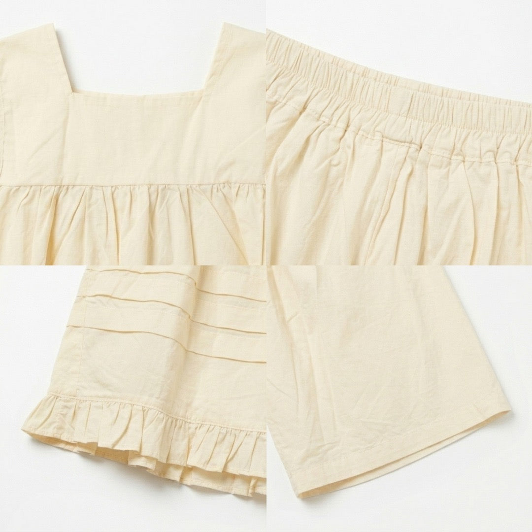 Kekeyo Set Top Pants Ivory | 1-2Y 5-6Y 7-8Y 11-12Y