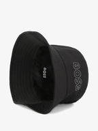 Boss Reversible Logo-Print Bucket Hat(Black) | 56 cm