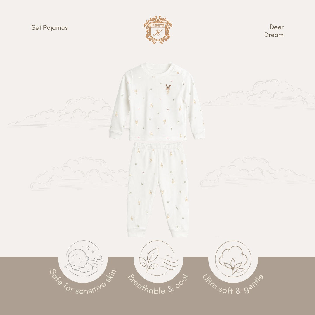 Kekeyo set pajamas Deer Dream|1Y 2Y 3Y 4Y