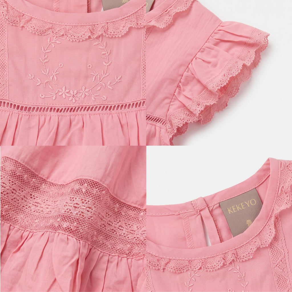 Kekeyo Dress Maison Pink | 1Y 2Y 3Y 4Y