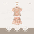 Kekeyo Top & Short Set Ciela Pink