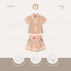 Kekeyo Top & Short Set Ciela Pink