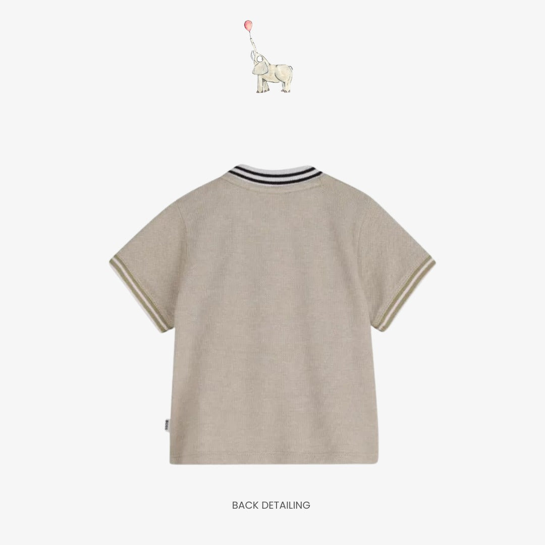 Boss T-shirt Striped Beige | 12M