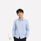 Boss Shirt Blue Long Sleeve