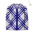 Burberry Checkered Wool Blend Cardigan Blue White 8Y | Babybrandedshop