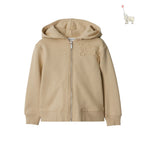 Burberry EKD Cotton Hoodie Beige Size 12Y | Babybrandedshop