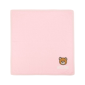 Moschino Baby Girls Teddy Bear Cotton Blanket in Pink