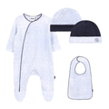 Boss Kids Monogram-Pattern Pajama Set