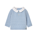 Paz Rodriguez Knitted Sweater in Blue