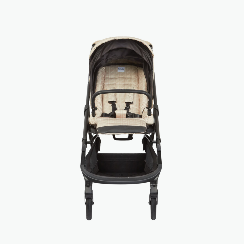 Fendi Kids Baby Stroller – Beige