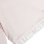 Moncler Kids Pink Cotton Blend Long-Sleeve T-shirt