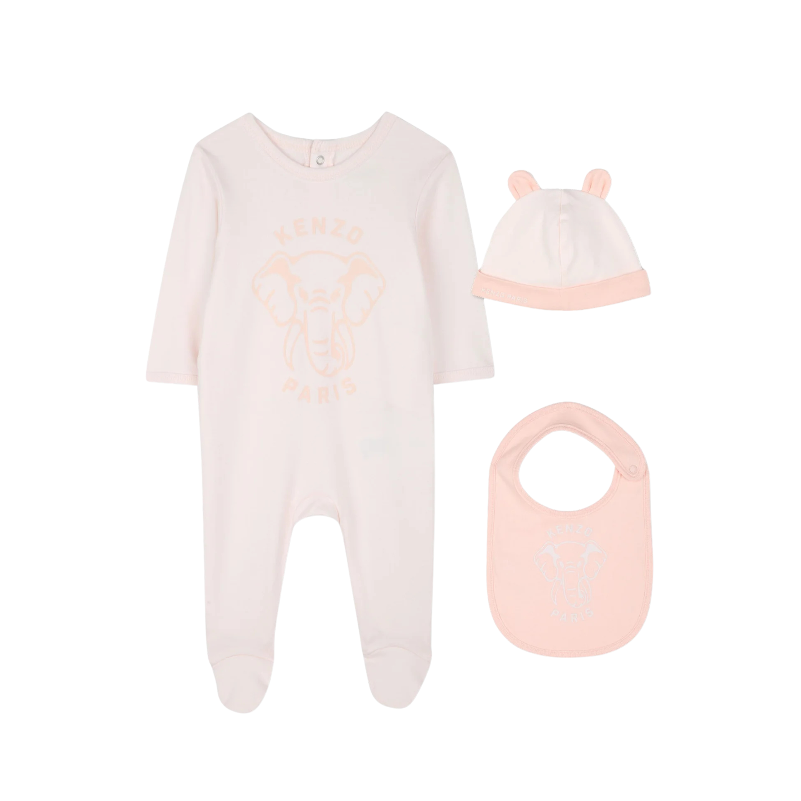 Kenzo Kids Set Beanie in Pink