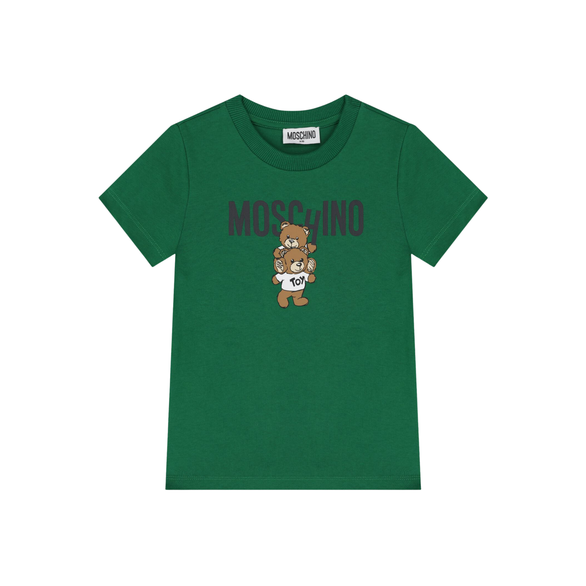 Moschino Kids Teddy Bear Logo Cotton T-Shirt