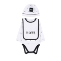 Boss Kids Babygrow set in White
