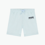 Kenzo Blue Shorts Logo Print
