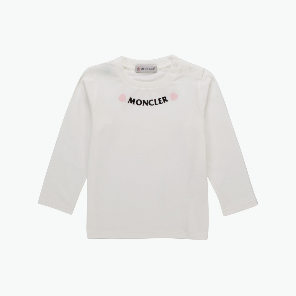 Moncler Kids Long Sleeve Logo T-Shirt
