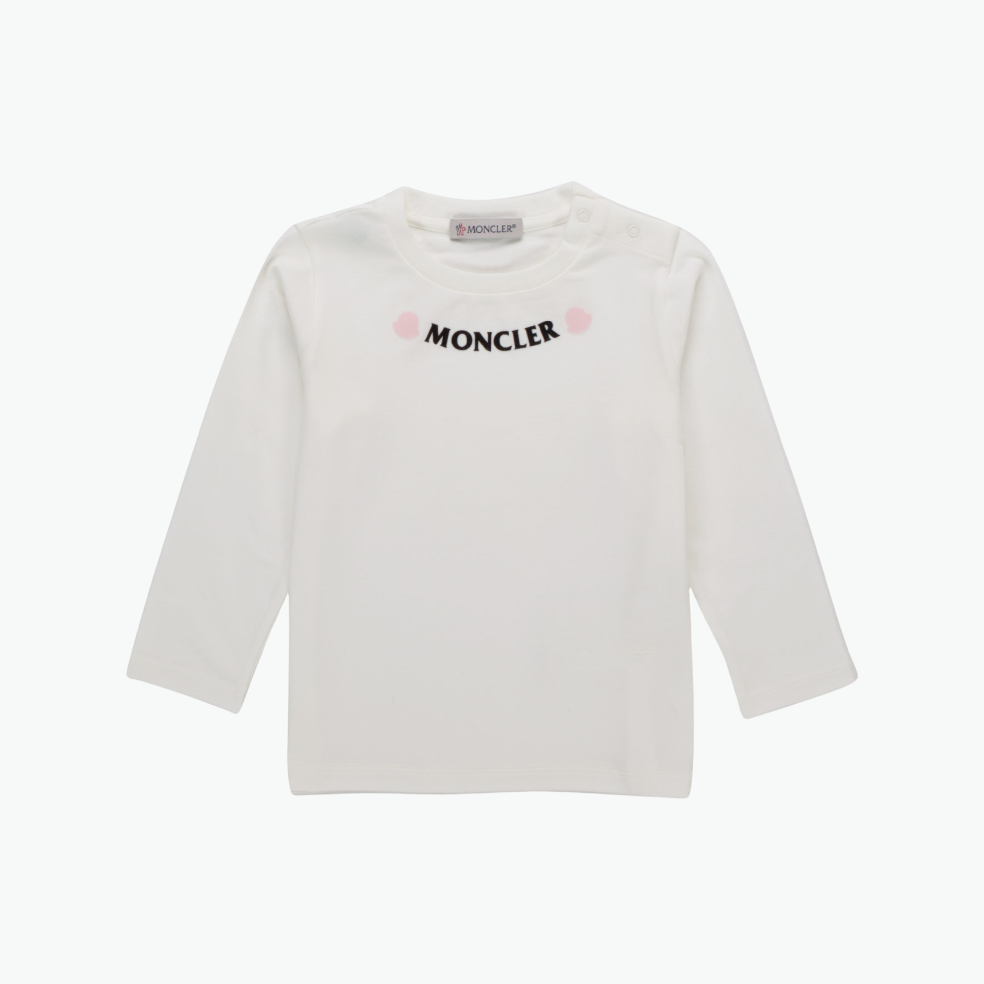 Moncler Kids Long Sleeve Logo T-Shirt