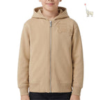 Burberry EKD Cotton Hoodie Beige Size 12Y | Babybrandedshop
