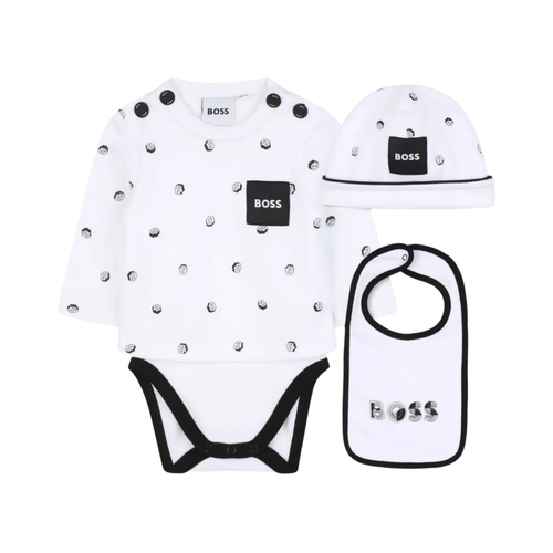 Boss Kids Babygrow set in White