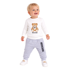 Moschino Kids Logo Jogger Pants in Grey