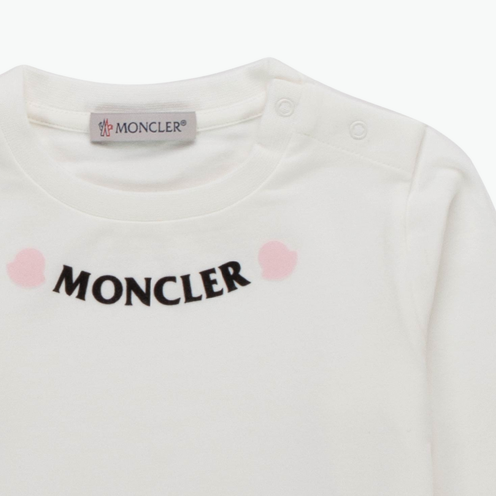 Moncler Kids Long Sleeve Logo T-Shirt