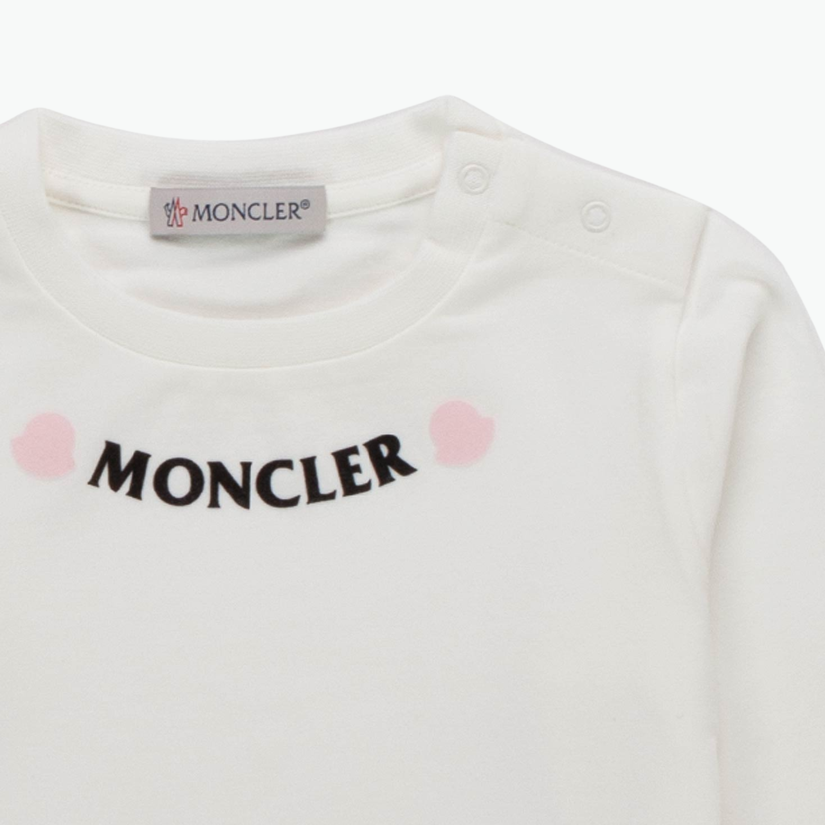 Moncler Kids Long Sleeve Logo T-Shirt