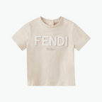 Fendi Kids Beige T-shirt