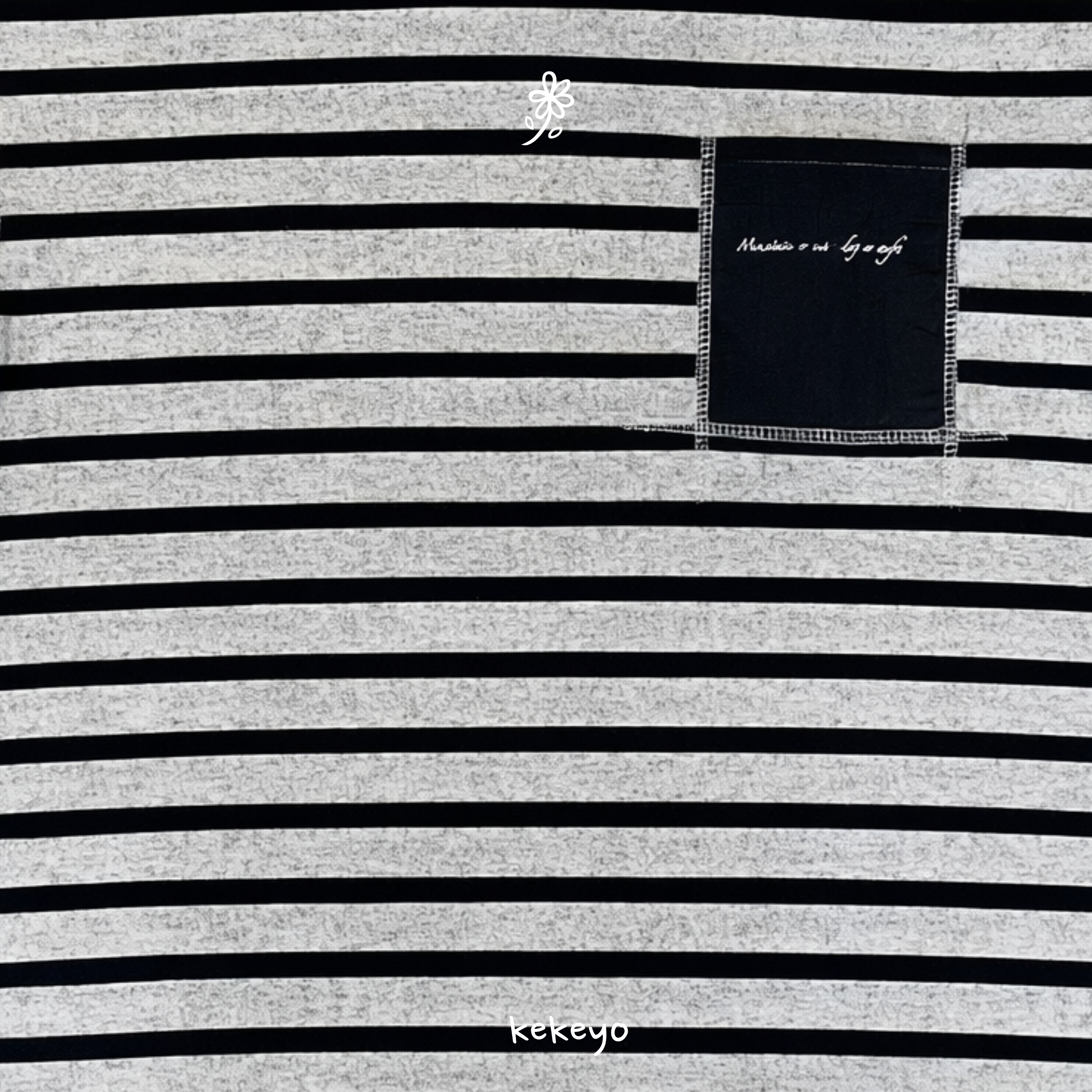 Kekeyo Flourish Stripe T-shirt