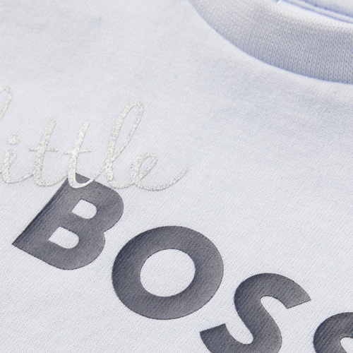 Boss Kids Little Boss Print Long Sleeve T-shirt