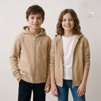 Burberry EKD Cotton Hoodie Beige Size 12Y | Babybrandedshop