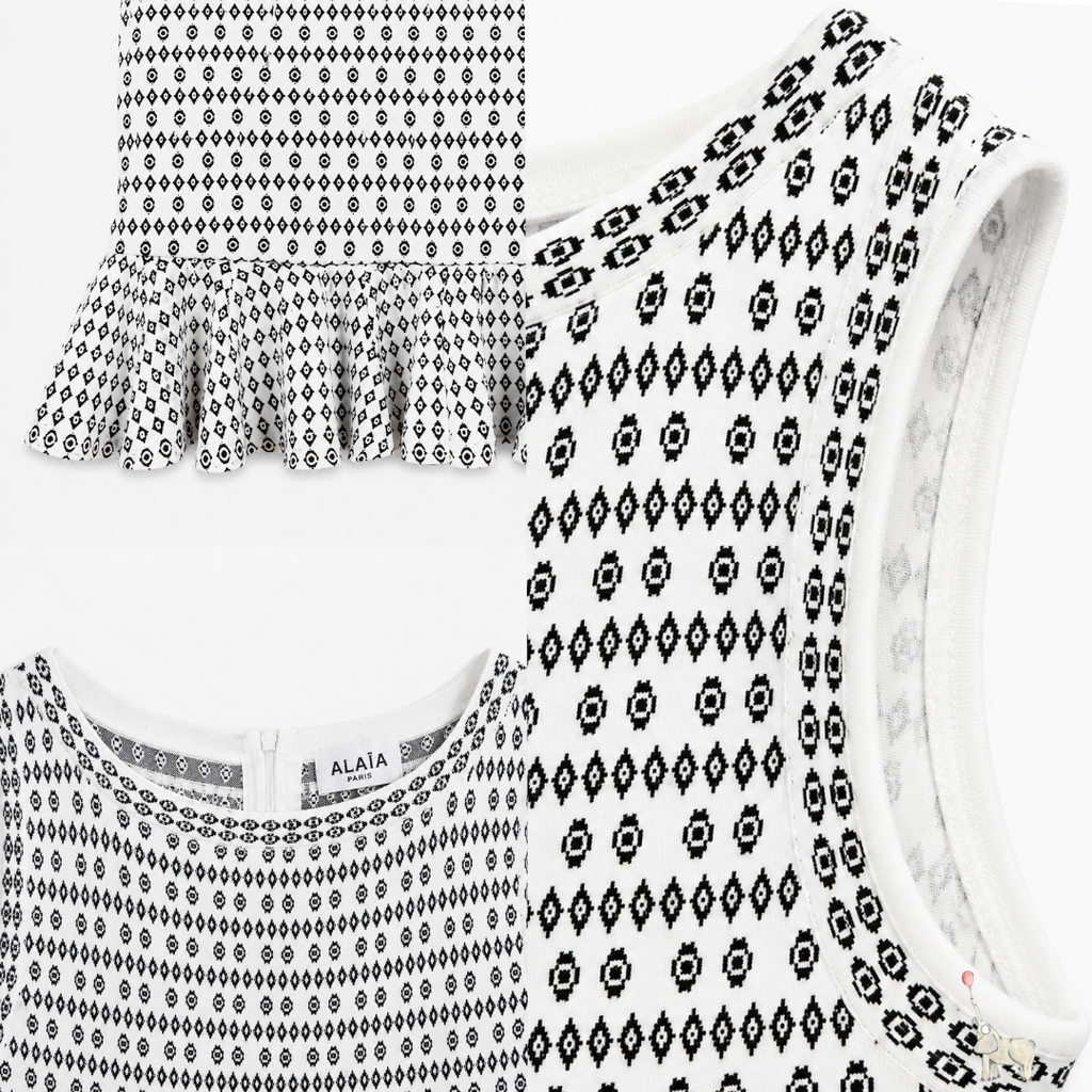ALAIA Midi dress white ( L )