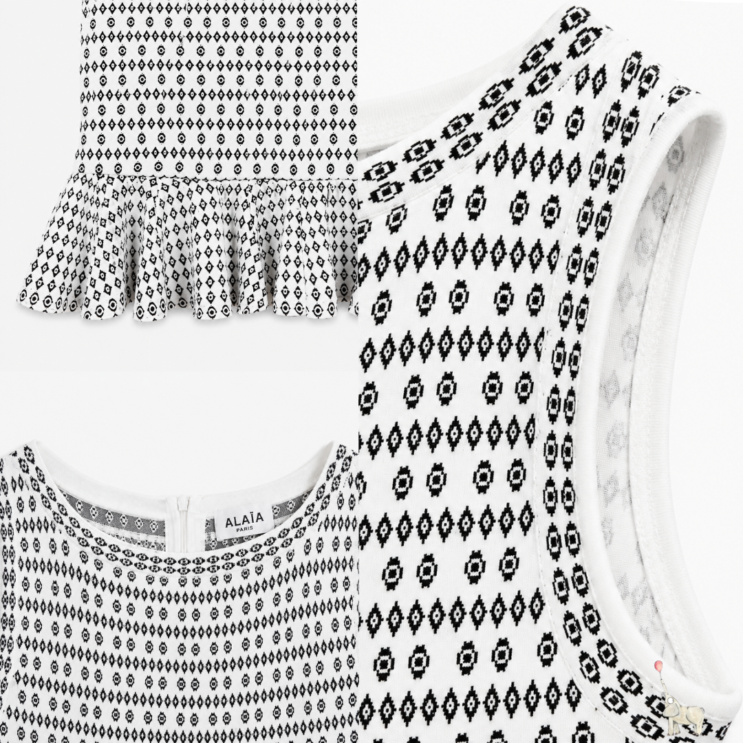 ALAIA Midi dress white ( L )