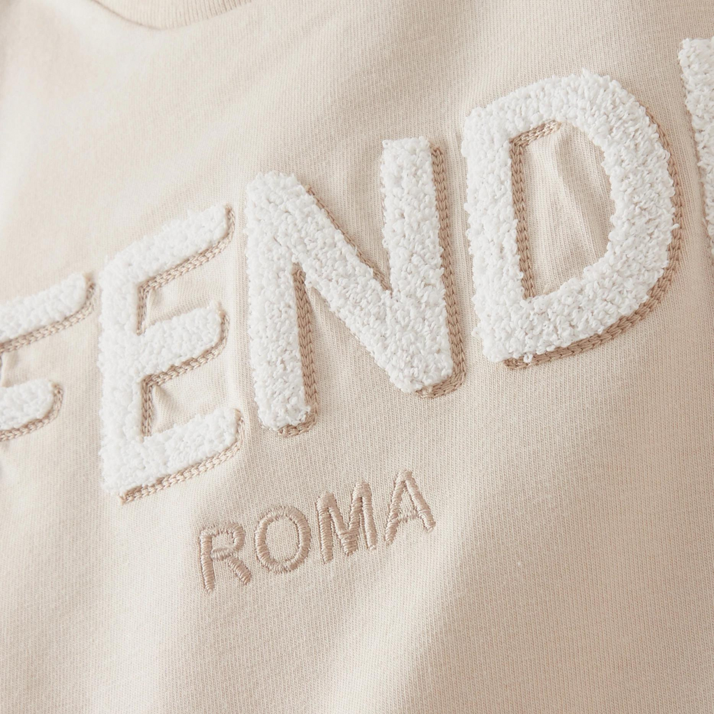 Fendi Kids Beige T-shirt