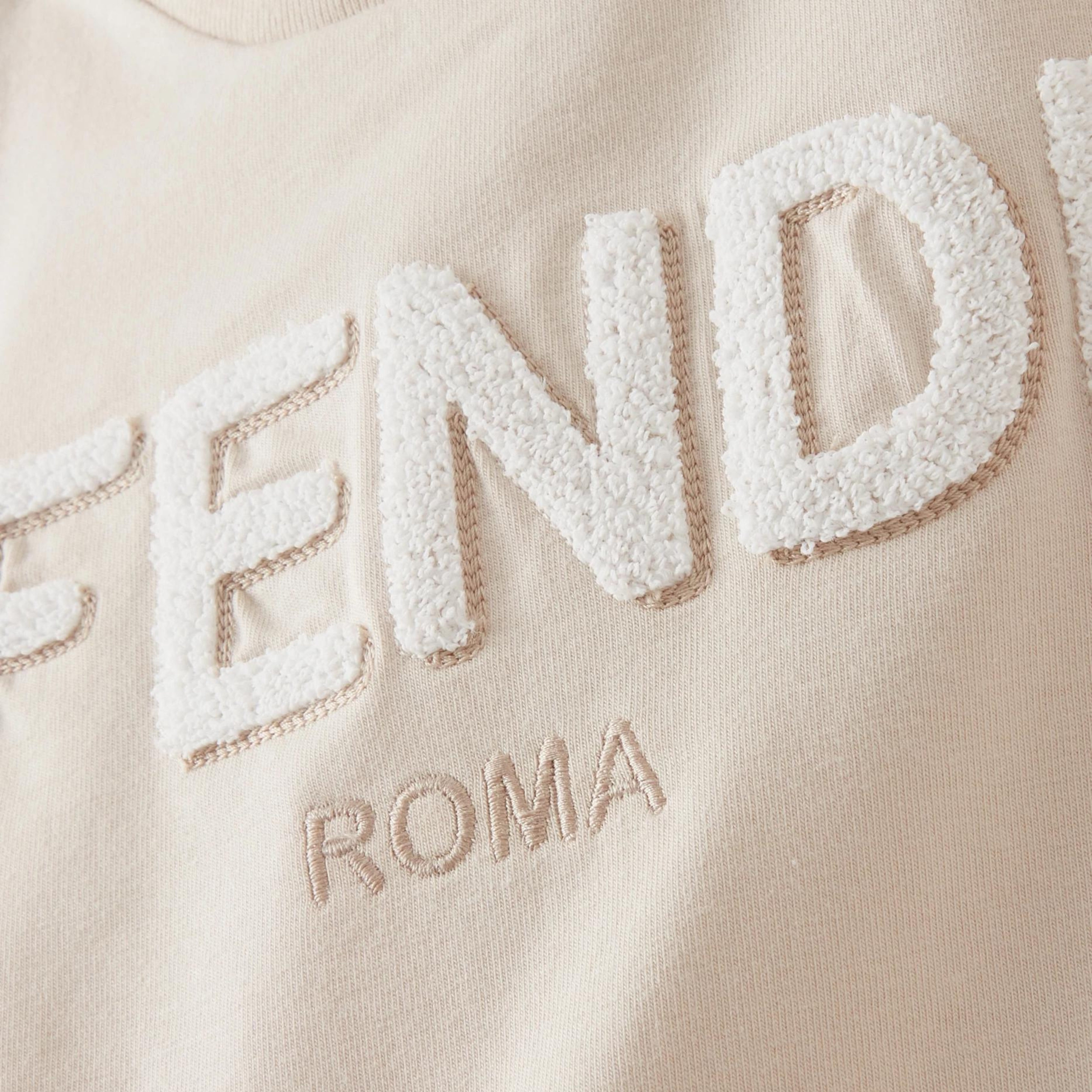 Fendi Kids Beige T-shirt