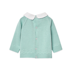 Paz Rodriguez Knitted Sweater in Aqua