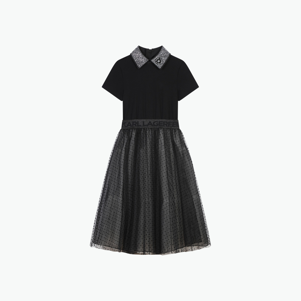 Karl Lagerfeld Crystal Tutu Kids Dress