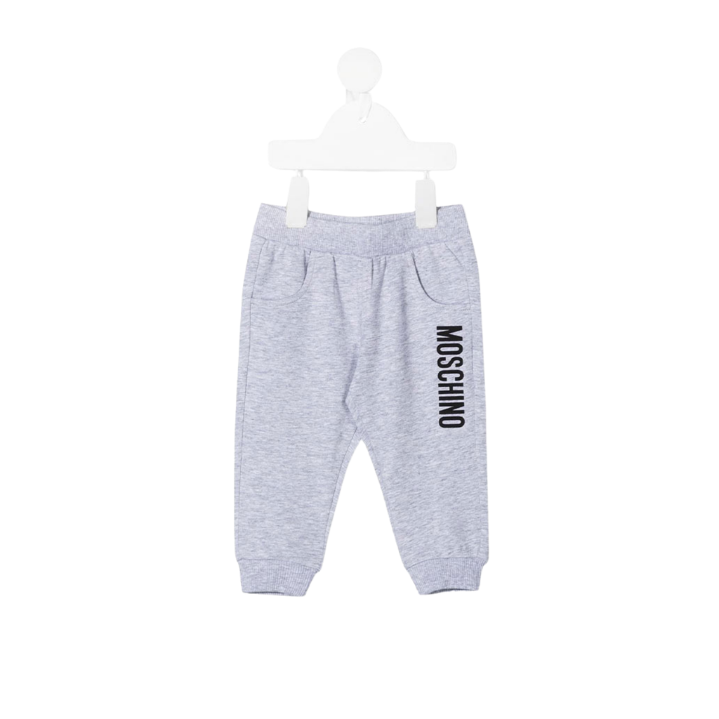 Moschino Kids Logo Jogger Pants in Grey