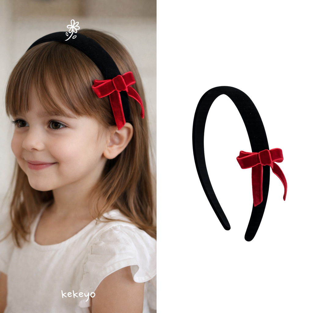 Kekeyo Velvet Bow Headband