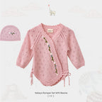 Kekeyo Romper Set With Beanie Dusty Pink | 1Y