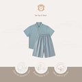 Kekeyo Denim Organic Cotton Top Pants Set | 4 - 14Y