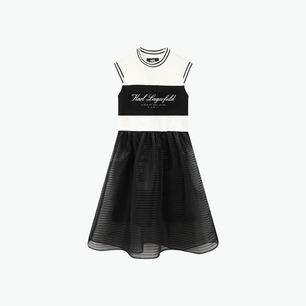 Karl Lagerfeld Logo Print Mini Dress