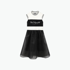 Karl Lagerfeld Logo Print Mini Dress