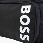 Boss Kids Logo Print Backpack