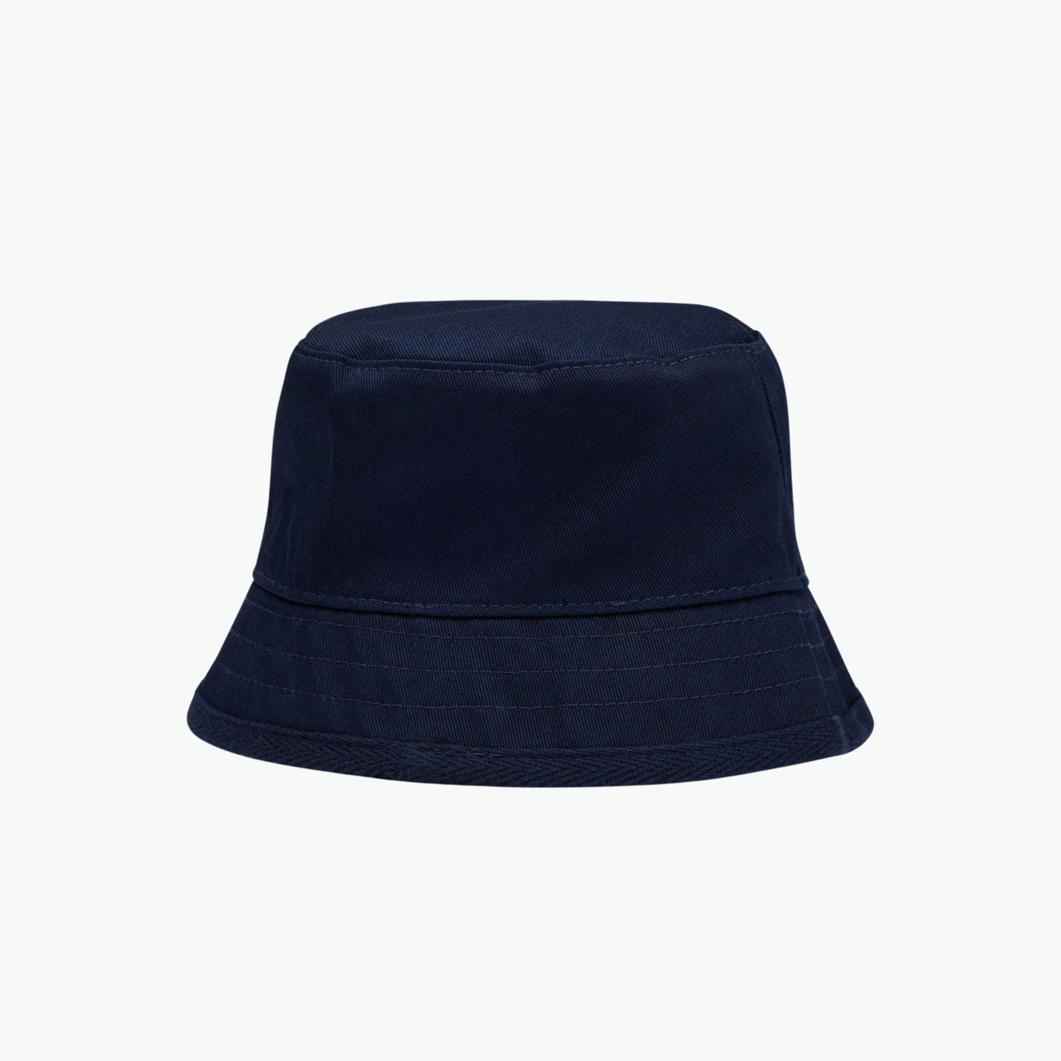Boss Kids Logo Print Bucket Hat in Navy