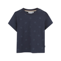 Boss Kids Geometric T-Shirt in Navy